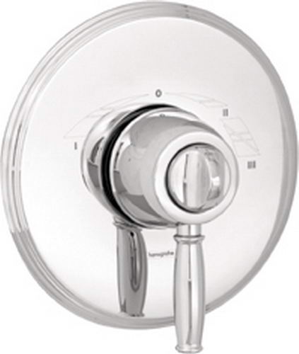 Hansgrohe; 06067; Shower ThermoBalance valve trim with lever handle; Series Swing C, TB III
