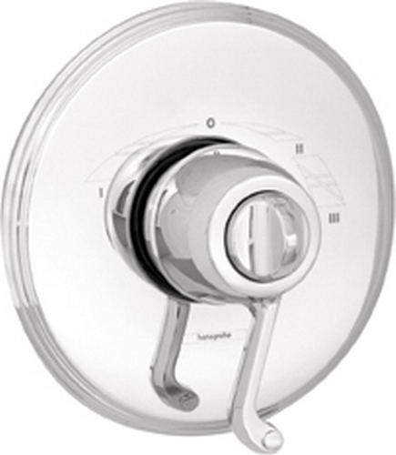 Hansgrohe; 06068; Shower ThermoBalance valve trim with lever handle; Series Swing C, TB III