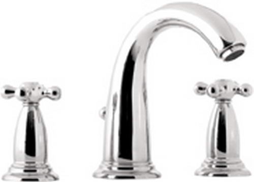 Hansgrohe Axor; 06119; Lavatory faucet dual cross handle high for widespread 3 hole; Series Swing C