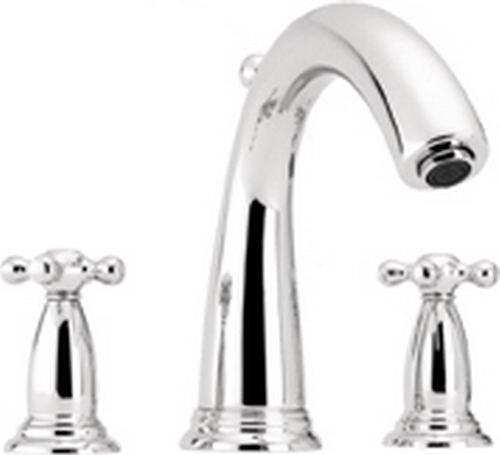 Hansgrohe; 06122; Tub deck filler valve trim 3 hole dual cross handle; Series Swing C
