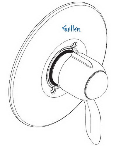 Hansgrohe; 06352; Shower PBVpressure balance valve trim withlever handle; Series Solaris E