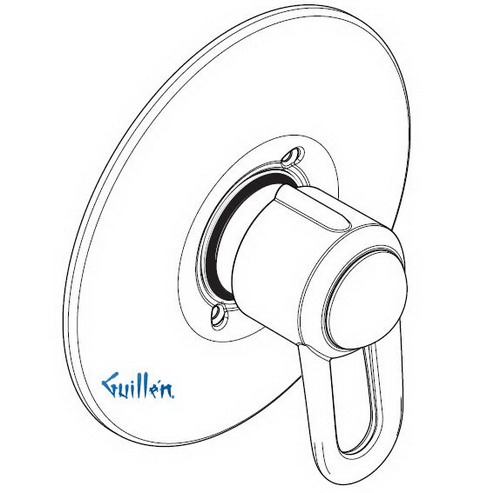 Hansgrohe; 06354; Shower PBV pressure balance valve trim with loop handle; Series Metro