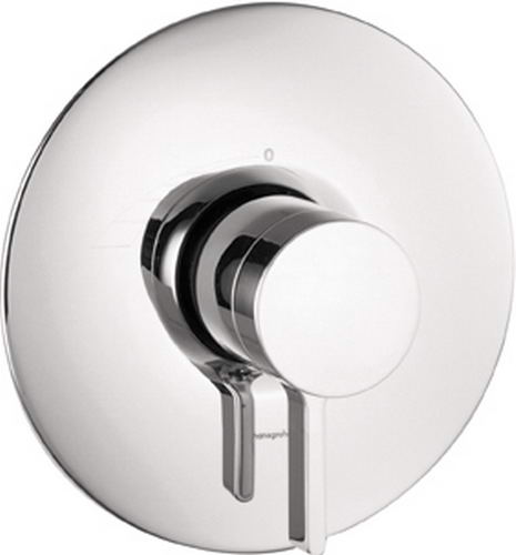 Hansgrohe; 06403; Shower PBV pressure balance valve trim with lever handle; Series Metris S
