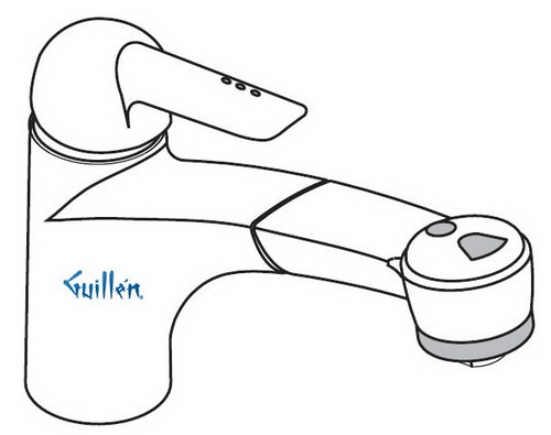 Hansgrohe; 06559; Kitchen faucet single lever handle with pull out sprayhead for 1 hole; Series Solaris E, Stratos E, Metro E, Monsoon