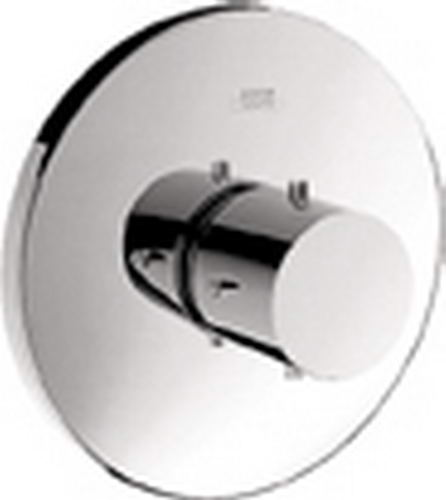 Hansgrohe Axor; 10379; Shower thermostatic mixing valve trim with cube handle; Series Starck, Ecostat