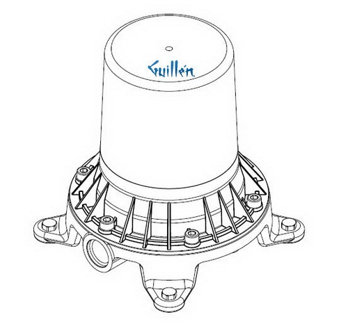 Hansgrohe Axor; 10452; Tub filler valve rough for single handle floor mount; Series Axor