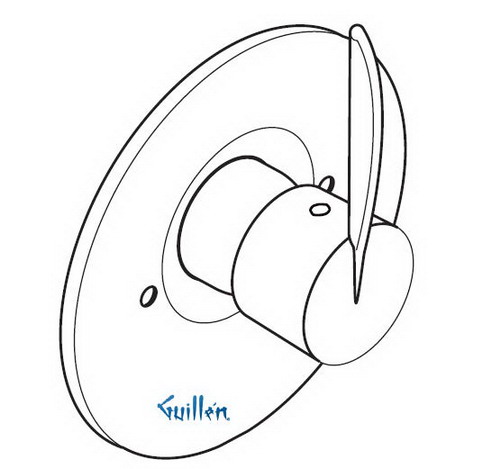 Hansgrohe Axor; 10605; Tub-shower mixer lever handle; Series Starck