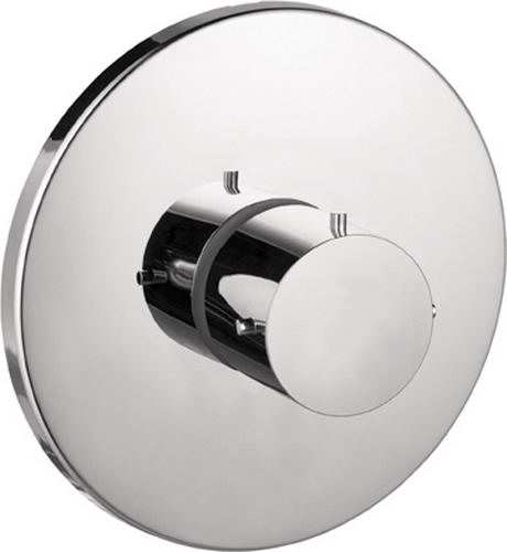 Hansgrohe Axor; 10715; Shower thermostatic mixing valve trim with cube handle; Series Starck