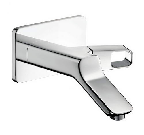 Hansgrohe Axor; 11026; Lavatory faucet single square handle for vessel wall mount; Series Urquiola