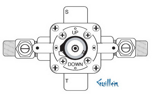 Hansgrohe Axor; 13408; Shower PBV pressure balance valve rough; Series Equilibrium