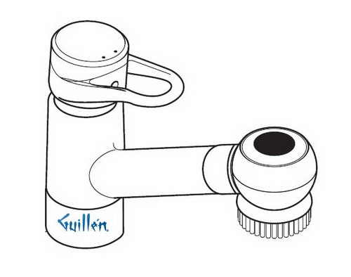 Hansgrohe; 13807; Kitchen faucet single lever handle with pull out sprayhead for 1 hole; Series Allegroh, Mondial, Uno