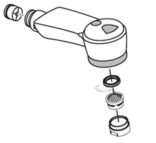 Hansgrohe 14893610 Hansgrohe Allegra; linea handspray assembly; in black