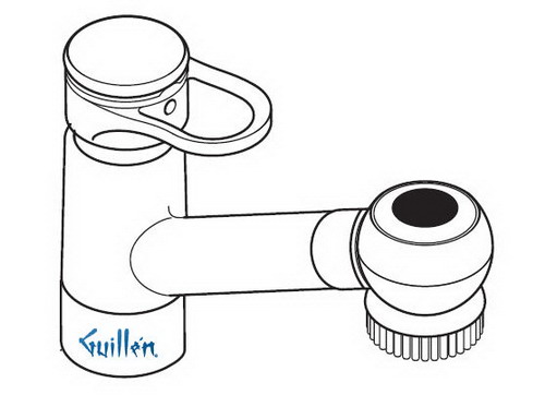 Hansgrohe; 15807; Kitchen faucet single lever handle with pull out sprayhead for 1 hole; Series Allegroh, Mondial, Uno