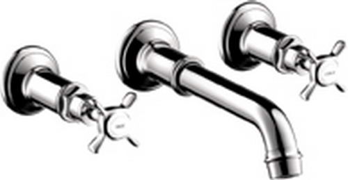 Hansgrohe Axor; 16532; Lavatory faucet dual cross handle for vessel wall mount; Series Montreux
