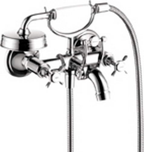 Hansgrohe Axor; 16540; Tub filler valve dual cross handle wall mount; Series Citterio