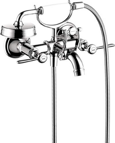 Hansgrohe Axor; 16551; Tub filler valve dual lever handle wall mount; Series Montreux