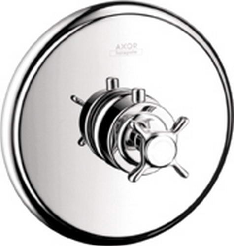 Hansgrohe Axor; 16816; Shower thermostatic mixing valve trim with cross handle; Series Montreux