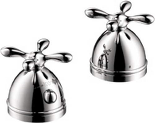 Hansgrohe Axor; 17580; Tub deck filler valve 2 hole thermostatic dual cross handle; Series Phoenix