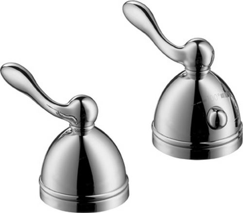 Hansgrohe Axor; 17582; Tub deck filler valve 2 hole thermostatic dual lever handle; Series Phoenix