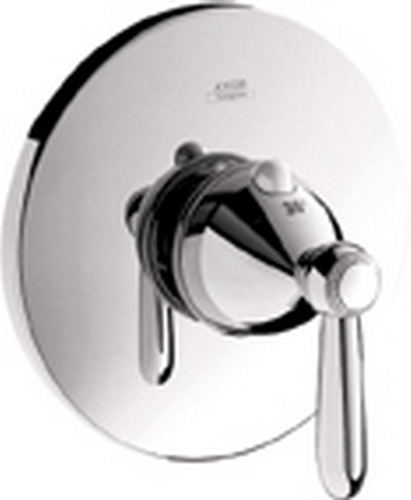 Hansgrohe Axor; 17712; Shower thermostatic mixing valve trim with lever handle; Series Carlton