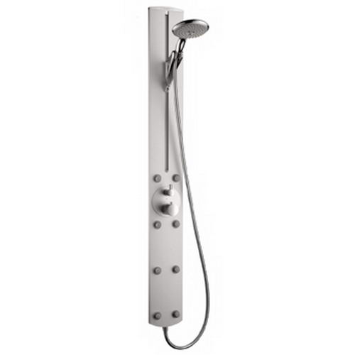 Hansgrohe Axor; 27100; Shower Panel thermostatic single cube handle wall mount; Series Raindance