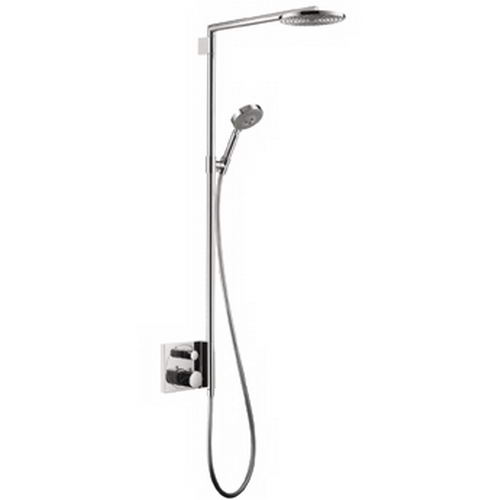 Hansgrohe; 27192; Showerpipes thermostatic single cube handle wall mount; Series Raindance