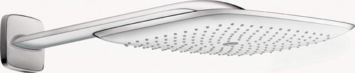 Hansgrohe 27437401; Puravida; shower head 400 w/arm; in White / Chrome; Discontinued Product