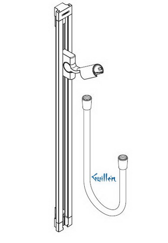 Hansgrohe; 27636; Shower wall bar; Series Raindance S