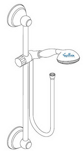 Hansgrohe Axor; 27946; Shower wall bar; Series Carlton