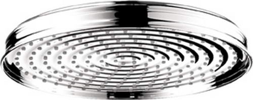 Hansgrohe Axor; 28474; Shower head celing mount shaped round; Series Terrano
