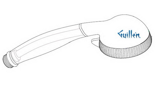 Hansgrohe; 28520; Shower hand spray head shaped round; Series Selecta