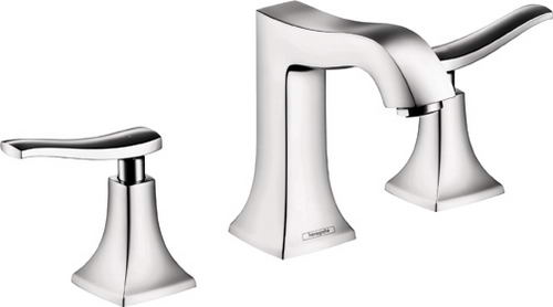 Hansgrohe Axor; 31073; Lavatory faucet dual lever handle for widespread 3 hole; Series Metris C