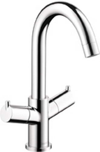 Hansgrohe; 32030; Lavatory faucet dual cube handle high 1 hole; Series Talis S