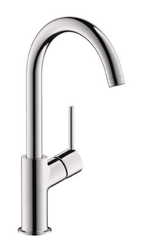 Hansgrohe 032082001; Talis S; single-hole faucet 210 with swivel spout and pop-up drain, 1.2 gpm; in Chrome; Discontinued Product