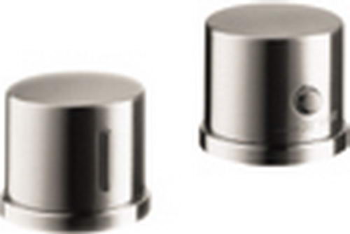 Hansgrohe Axor; 35480; Tub deck filler valve 2 hole thermostatic dual cube handle; Series Steel