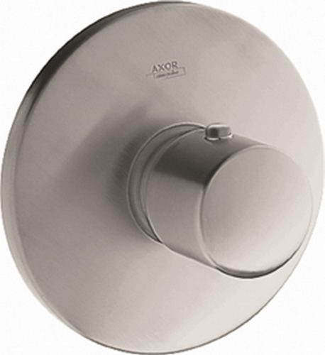 Hansgrohe Axor; 35715; Shower thermostatic mixing valve trim with cube handle; Series Steel