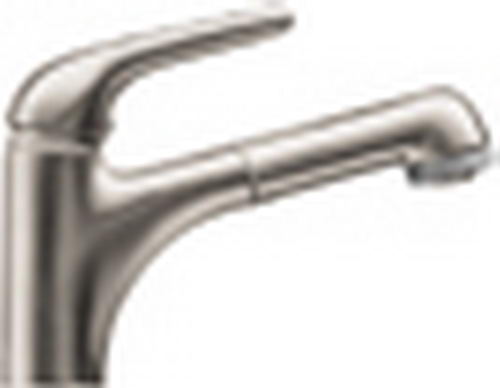 Hansgrohe Axor; 35807; Kitchen faucet single lever handle for 1 hole; Series Allegra Steel