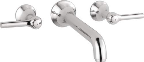 Hansgrohe Axor; 37147; Lavatory faucet dual lever handle for vessel wall mount; Series Terrano