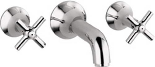 Hansgrohe Axor; 37313; Lavatory faucet dual cross handle for vessel wall mount; Series Terrano