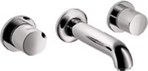 Hansgrohe Axor; 38043; Lavatory faucet dual cube handle for vessel wall mount; Series Uno