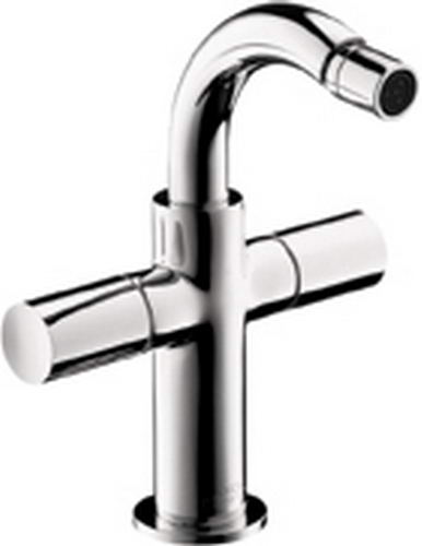 Hansgrohe Axor; 38222; Bidet faucet sinlge hole and dual cube handles with front spray; Series Uno 2