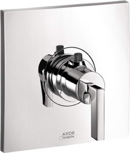 Hansgrohe Axor; 39711; Shower thermostatic mixing valve trim with lever handle; Series Citterio