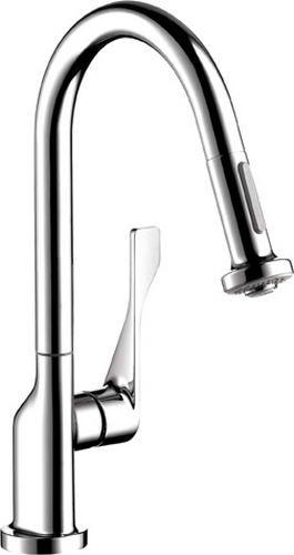 Hansgrohe Axor; 39836; Kitchen faucet single lever handle high spout for 1 hole; Series Citterio