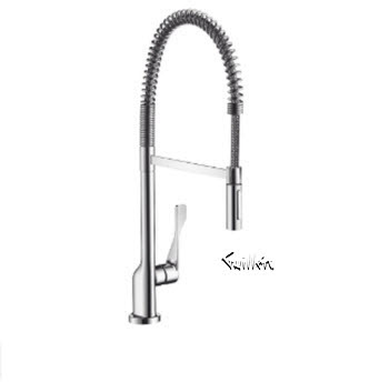 Hansgrohe Axor; 39840; Kitchen faucet single lever handle high spout for 1 hole; Series Citterio Semi-Pro
