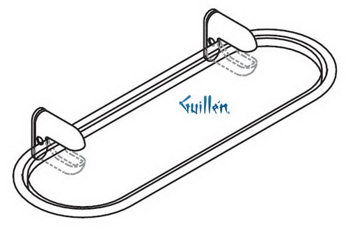 Hansgrohe Axor; 40550; Shelf; Series Atoll