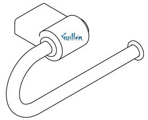 Hansgrohe Axor; 41221; Toilet paper holder; Series Steel
