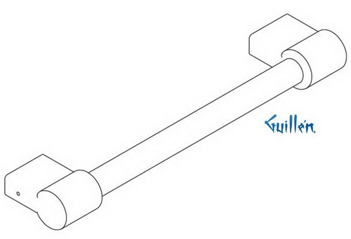 Hansgrohe Axor; 41260; Towel bar; Series Steel