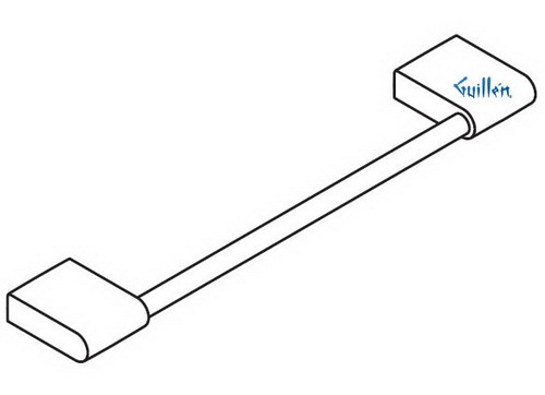 Hansgrohe Axor; 41880; Towel bar; Series Steel