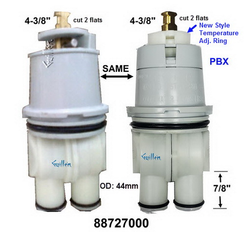 Hansgrohe 88727000;;__ 4-3/8in cut 2; pressure balance cartridge; in Unfinish