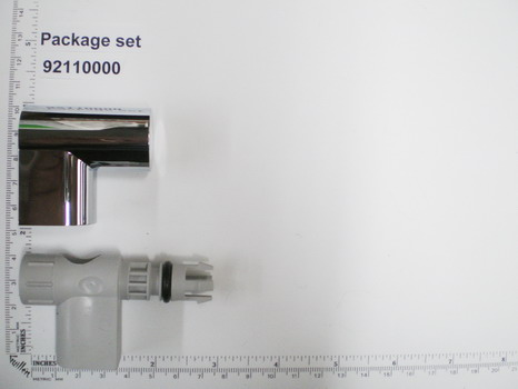 Hansgrohe 92110000 Hansgrohe; end cap & bracket; in chrome